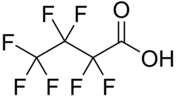 Heptafluorobutyric Acid LCMS Grade, HFBA Structure, CAS # 375-22-4